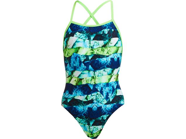 Funkita Icy Iceland Girls Badeanzug Strapped In - 164 (12)