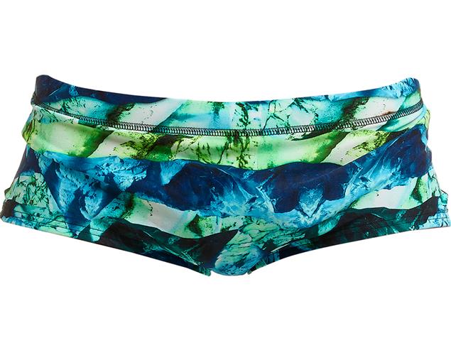 Funky Trunks Icy Iceland Men Badehose Plain Front Trunks