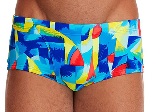 Funky Trunks Brushes Up Men Badehose Classic Trunks - S