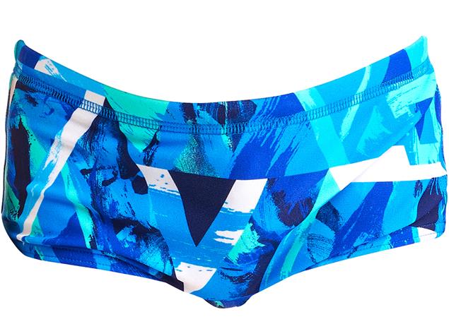 Funky Trunks Bashed Blue Toddler Badehose Printed Trunk
