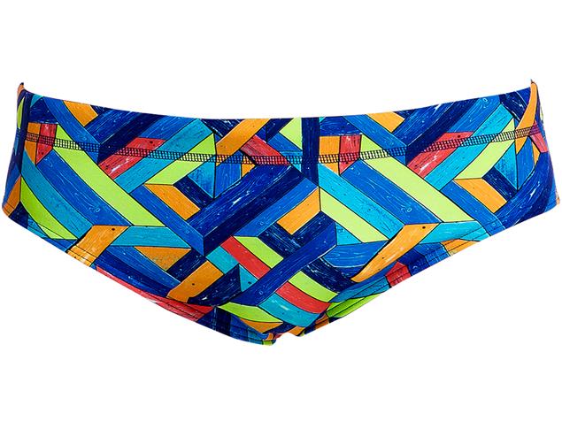Funky Trunks Boarded Up Men Badehose Classic Briefs