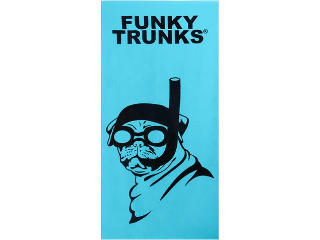 Funky Trunks Snorkel Pug Handtuch