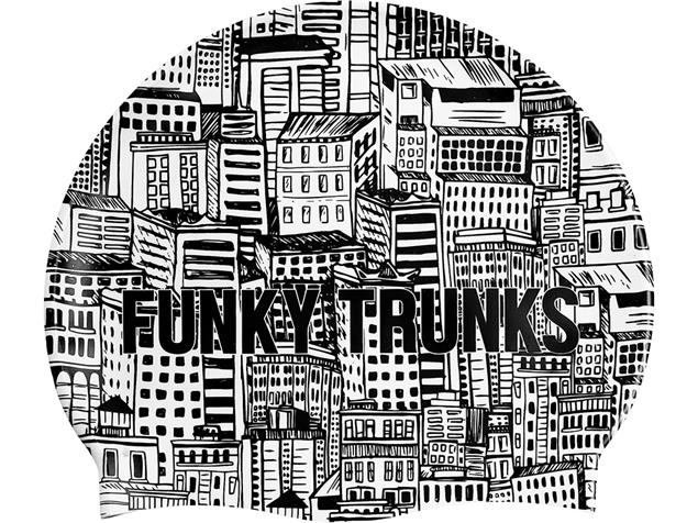Funky Trunks City Shadow Silikon Badekappe