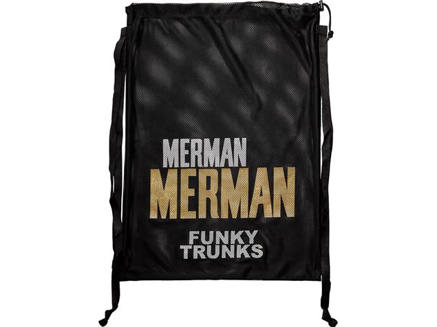 Funky Trunks Mesh Gear Bag Tasche Golden Merman