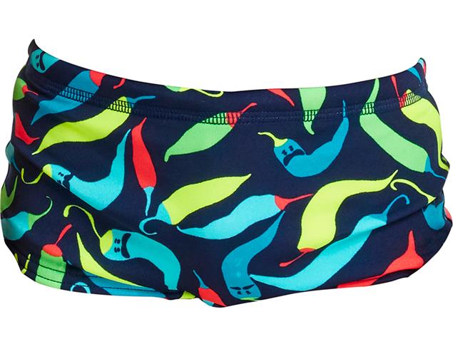 Funky Trunks Chilli Boss Toddler Badehose Eco Printed Trunks - 128 (6)