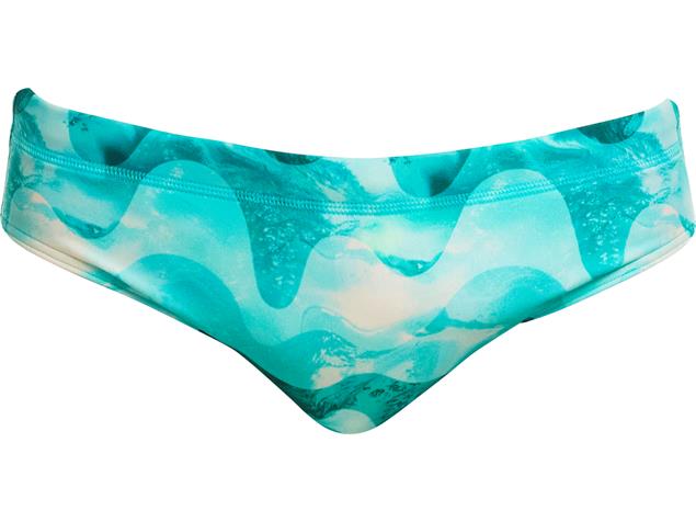 Funky Trunks Teal Wave Mens Badehose Classic Brief - 3 (30)