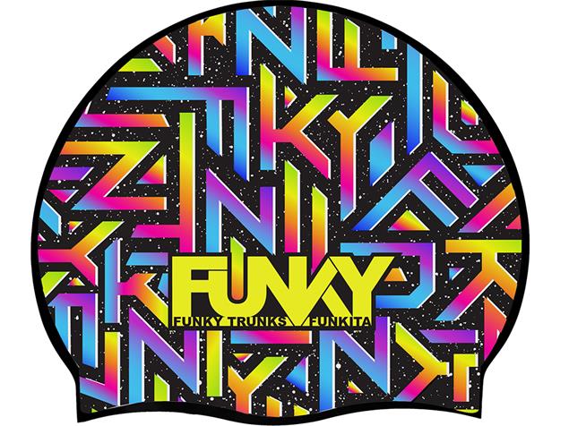 Funky Brand Galaxy Silikon Badekappe