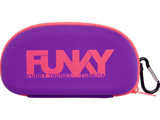 Funky Purple Punch Schwimmbrillen Box Brillentasche