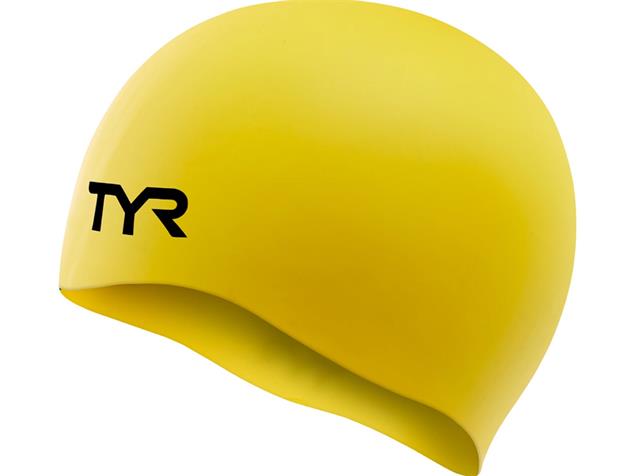 TYR Faltenfreie Silikon Badekappe - yellow