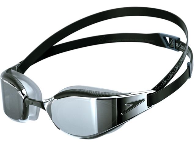 Speedo Fastskin Hyper Elite Mirror Schwimmbrille black/silver