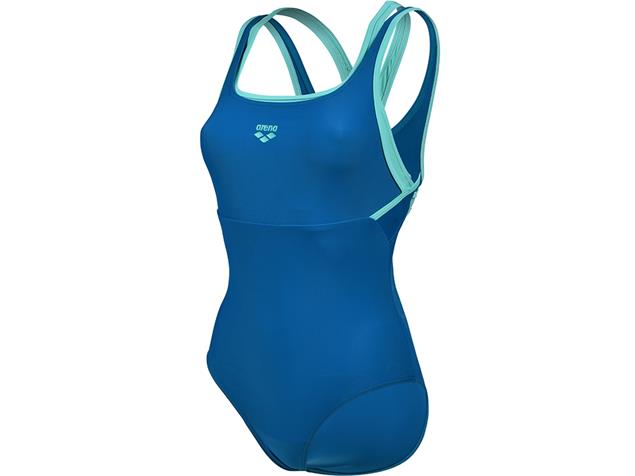 Arena Feel Solid Badeanzug Hi-Power Back - 44 blue cosmo/water