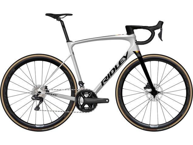 Ridley Fenix SLiC 105 Di2 Rennrad - XS pearl white/schwarz