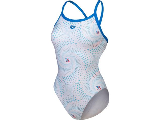 Arena Fireflow Badeanzug Challenge Back Limited Edition - 40 blue river/white multi