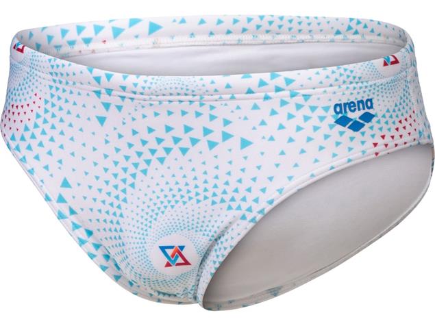 Arena Fireflow Brief Badehose Limited Edition - 8 white multi