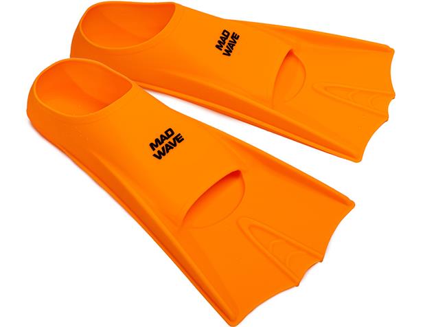 Mad Wave Flippers Kurzflosse Silikon - XS (33-35) orange