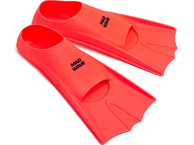 Mad Wave Flippers Kurzflosse Silikon - 2XS (30-33) red