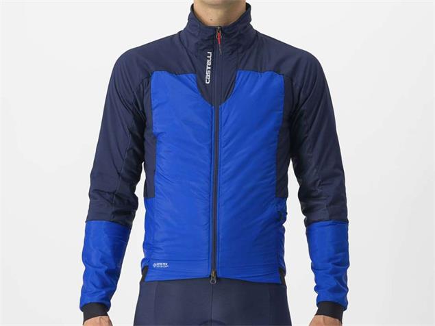 Castelli Fly Thermal Jacket Jacke - M vivid blue/belgian blue