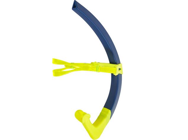 Aquasphere Focus Snorkel Front-Schnorchel - navy blue/bright yellow S