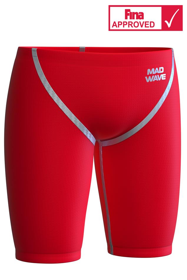 Mad Wave Forceshell Jammer Wettkampfhose red - XL