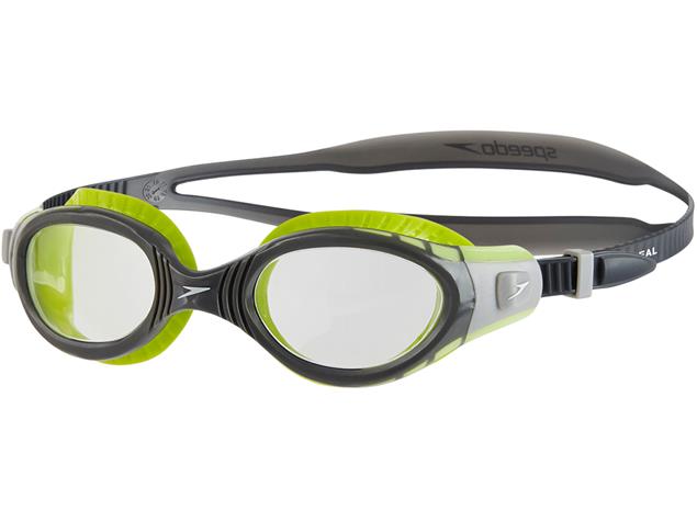 Speedo Futura Biofuse Flexiseal Schwimmbrille - lime-charcoal/clear