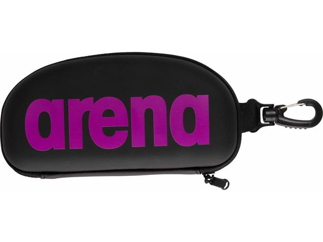 Arena Goggle Case Schwimmbrillen Box Brillentasche - black/purple/black
