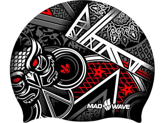 Mad Wave Gothic Silikon Badekappe black