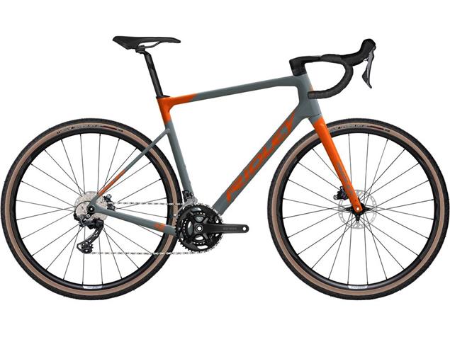 Ridley Grifn GRX800 2x12 Gravel Roadbike - XS bermuda grey/rich orange