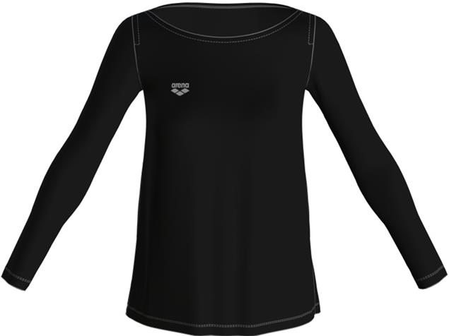 Arena Gym Damen Crew Neck Shirt - M black