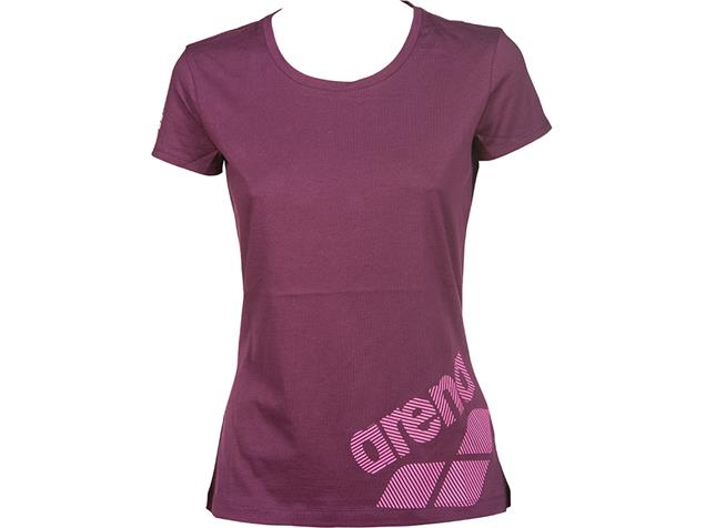 Arena Gym Damen Tee Logo Driven T-Shirt - XL red wine