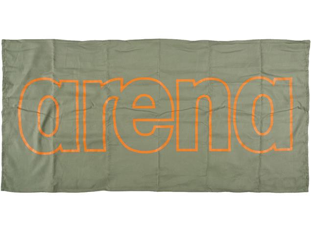 Arena Gym Smart Towel Microfaser Handtuch 100x50 cm - army/tangerine
