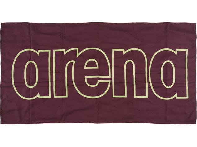 Arena Gym Smart Towel Microfaser Handtuch 100x50 cm - red wine/shiny green