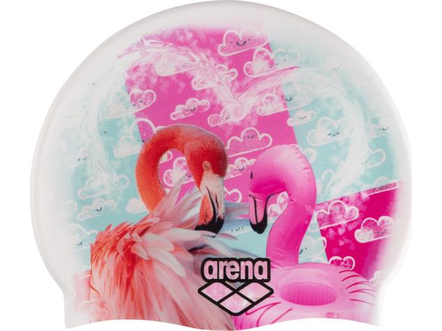 Arena HD Silikon Badekappe - flamingos in love