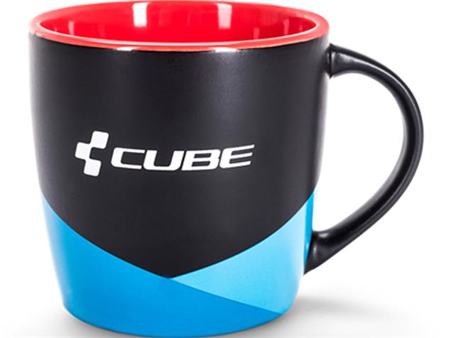 Cube HPC Kaffeetasse black'n'blue'n'red