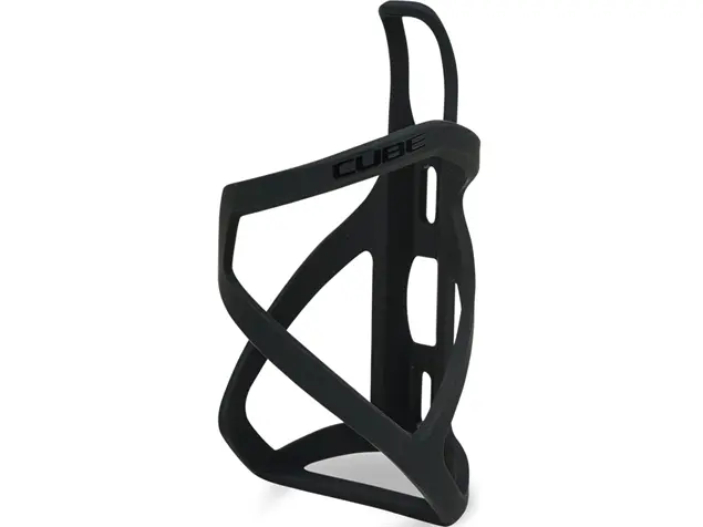 Cube HPP Sidecage Left-Hand Flaschenhalter - matt black'n'glossy black