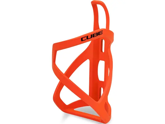 Cube HPP Sidecage Left-Hand Flaschenhalter - matt orange'n'glossy black