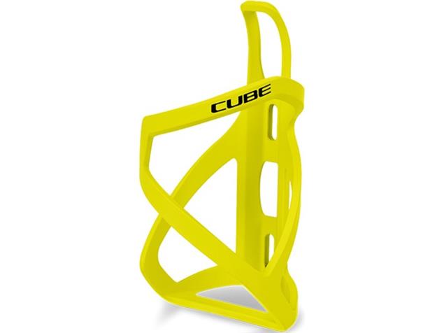 Cube HPP Sidecage Left-Hand Flaschenhalter - matt neon yellow'n'glossy blac