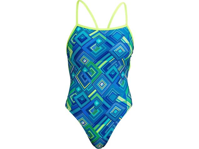 Funkita Help Me Rhombus Ladies Badeanzug Single Strength - 34 (8)