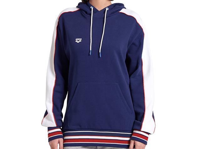 Arena Hooded Sweat Inserts Kapuzenpullover - XS navy/white