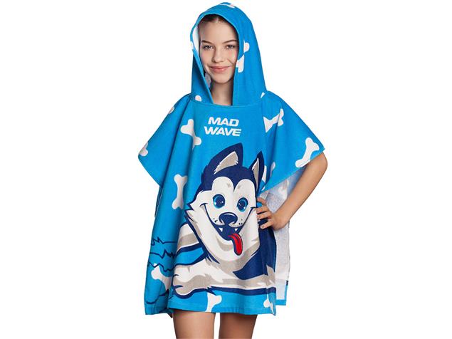 Mad Wave Husky Poncho - blue