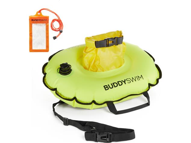 Buddyswim Hydrastation  Buoy Schwimmboje - yellow