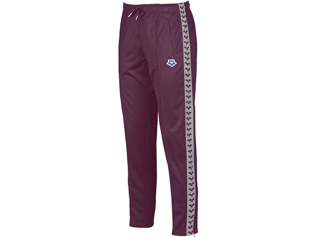 Arena Icons Damen 7/8 Team Pant Hose - XS red wine/cool grey