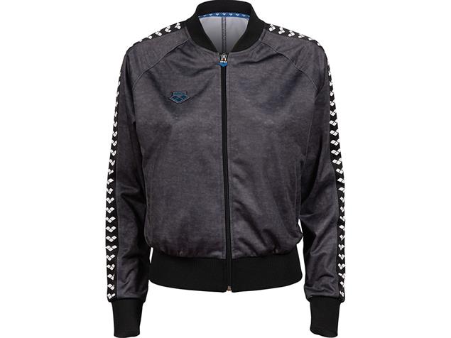 Arena Icons Damen Relax IV Team Jacke - L smoke grey heather/black