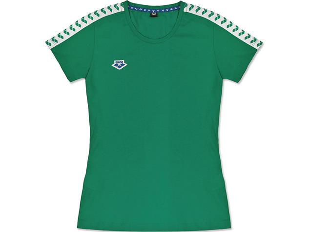 Arena Team Line Icons Damen T-Shirt 001225 - L evergreen/white