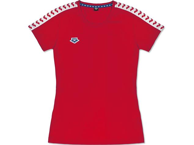 Arena Team Line Icons Damen T-Shirt 001225 - S red/white