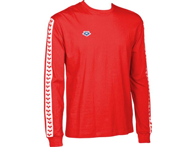 Arena Icons Herren Team Long Sleeve Shirt - S red/white