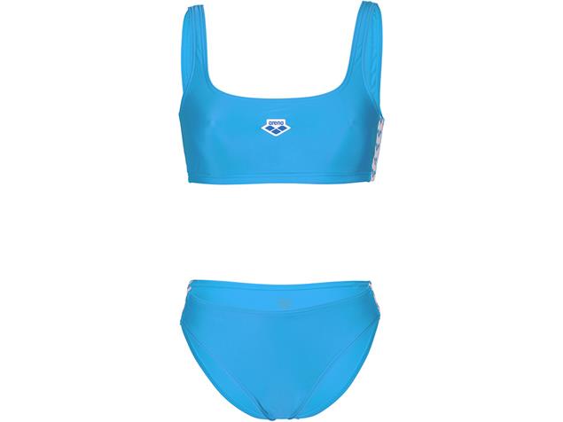 Arena Icons Solid Bralette Bikini - 40 turquoise