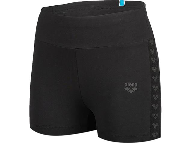 Arena Icons Damen Team Stripe Radlerhose - L black