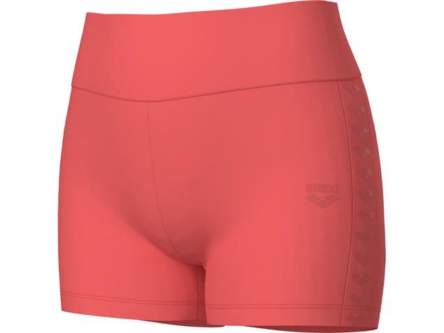 Arena Icons Damen Team Stripe Radlerhose - XS calypso coral