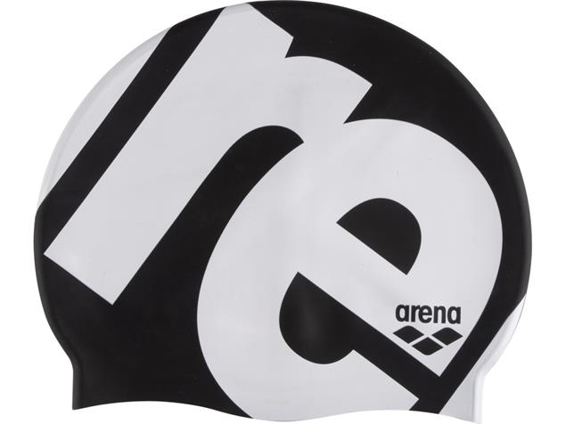 Arena Icons Team Stripe Silikon Badekappe - macro wording