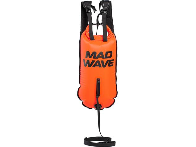 Mad Wave Inflatable buoy Dry Bag Open water - Swim Run - orange